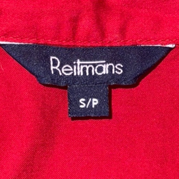 Reitmans Red Sleeveless A-Line Midi Dress - Picture 10 of 11